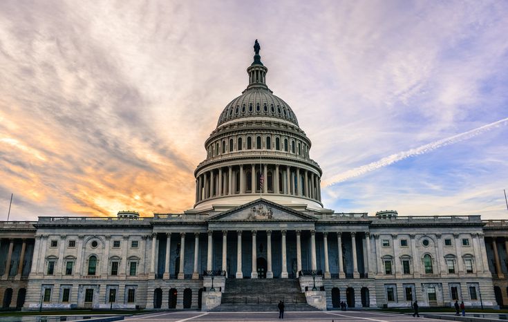 U.S. Capitol And The Library Of Congress