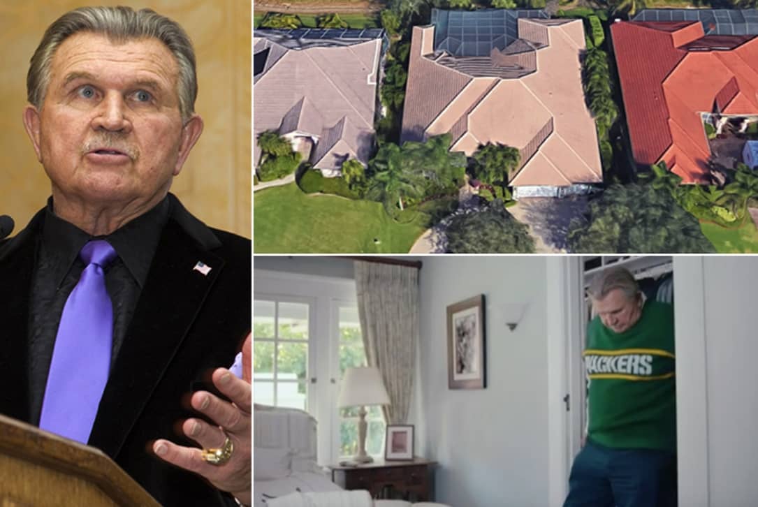 Mike Ditka – Estimated $3 Million, Florida